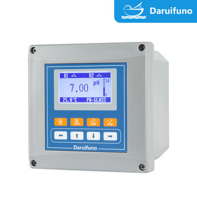 -10 ~ + 150 ℃ NTC10K / PT1000 تحكم تلقائي أو يدوي لمقياس درجة الحموضة ORP للمياه