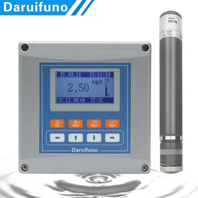 جهاز تحكم DPD Amperometric TCCA خال من الكلور للمياه العذبة